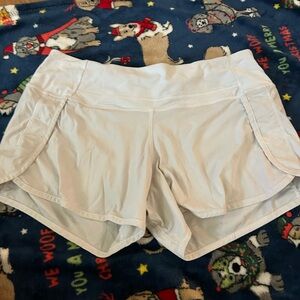 Lululemon white shorts